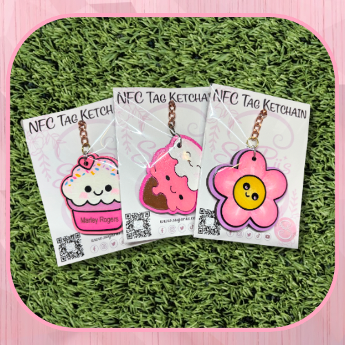 NFC Tag Custom Keychain