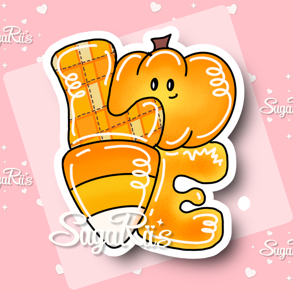 Love Fall Sticker